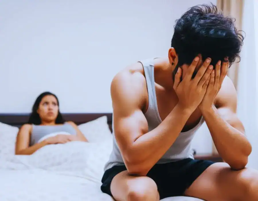 Image of upset man in need of erectile dysfunction treatment Hounslow