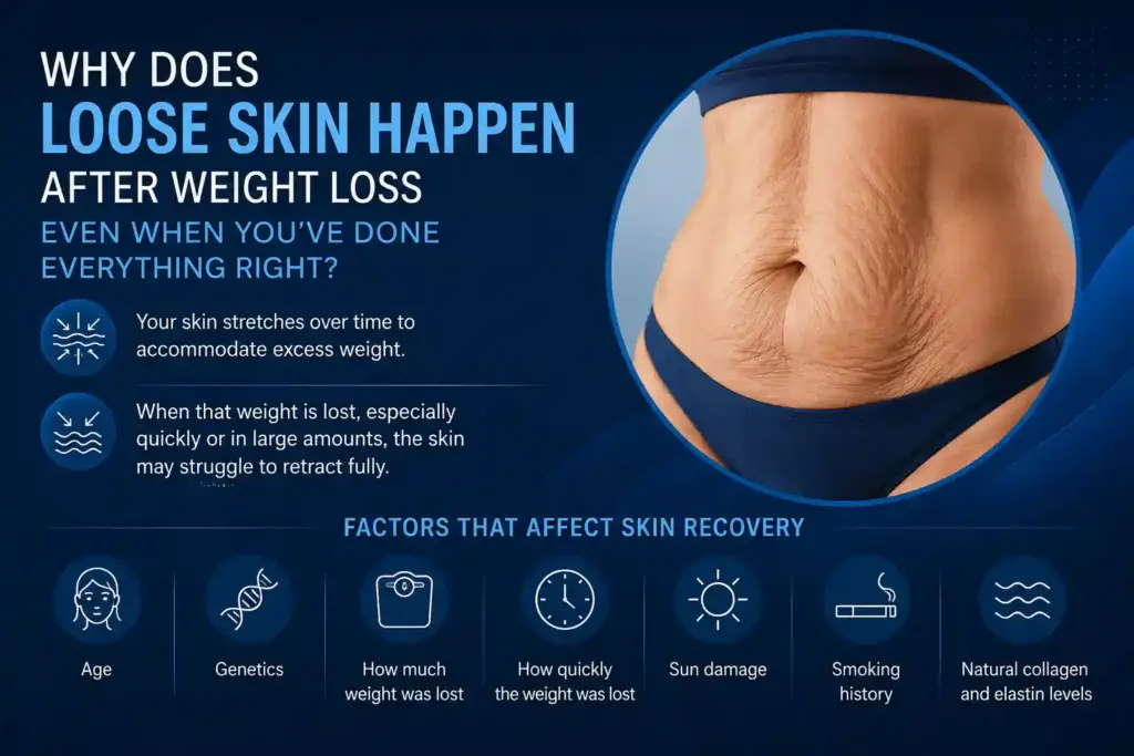 Why Does Loose Skin Happen After Weight Loss Even When You’ve Done Everything Right Hounslow?