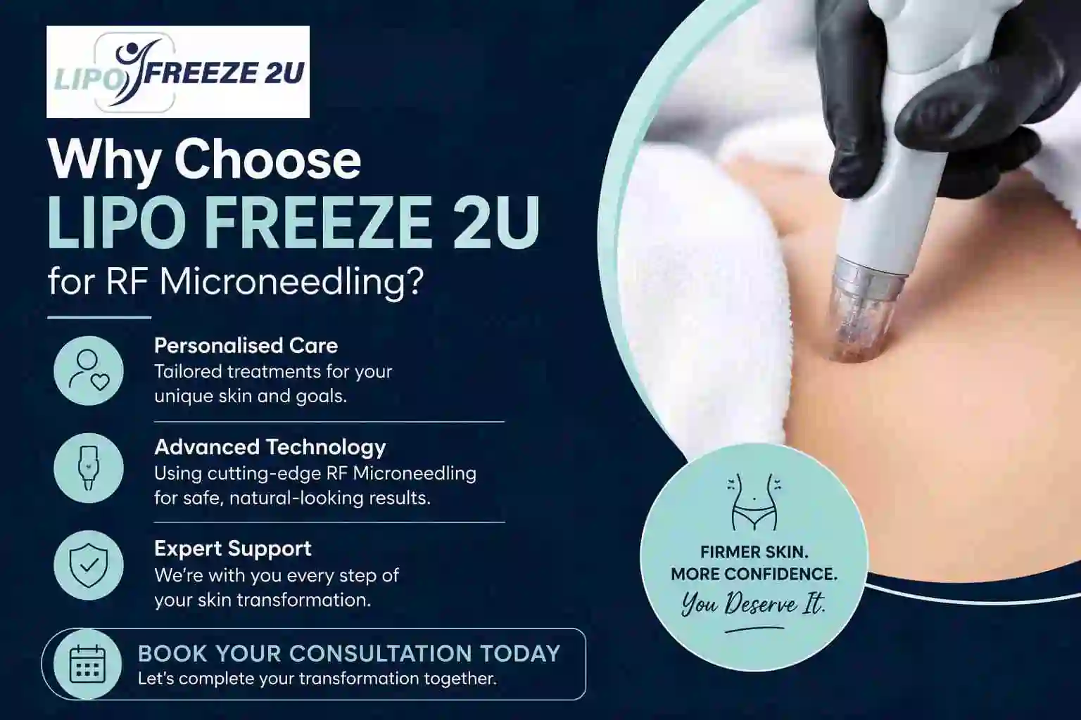Why Choose LIPO FREEZE 2U for RF Microneedling Hounslow?